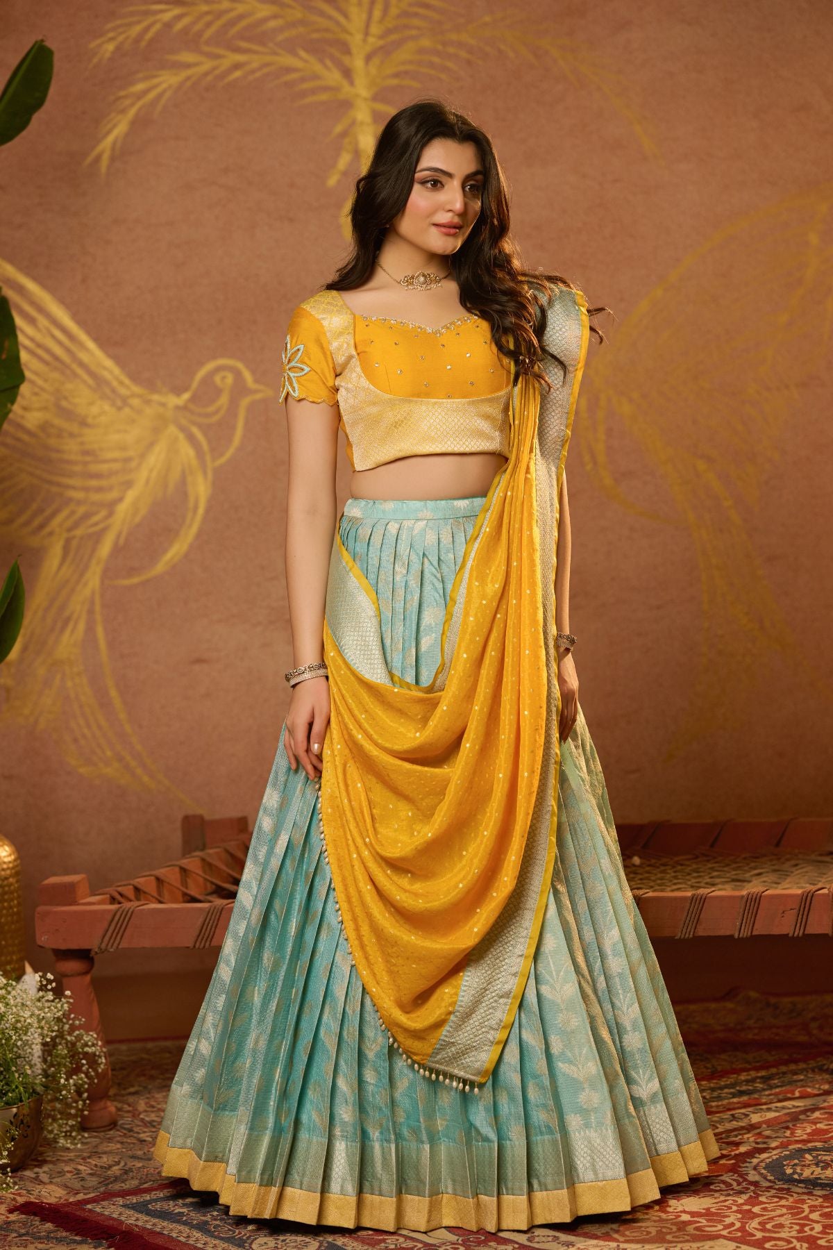 Aadhya Lehenga Set in Yellow PC1016N