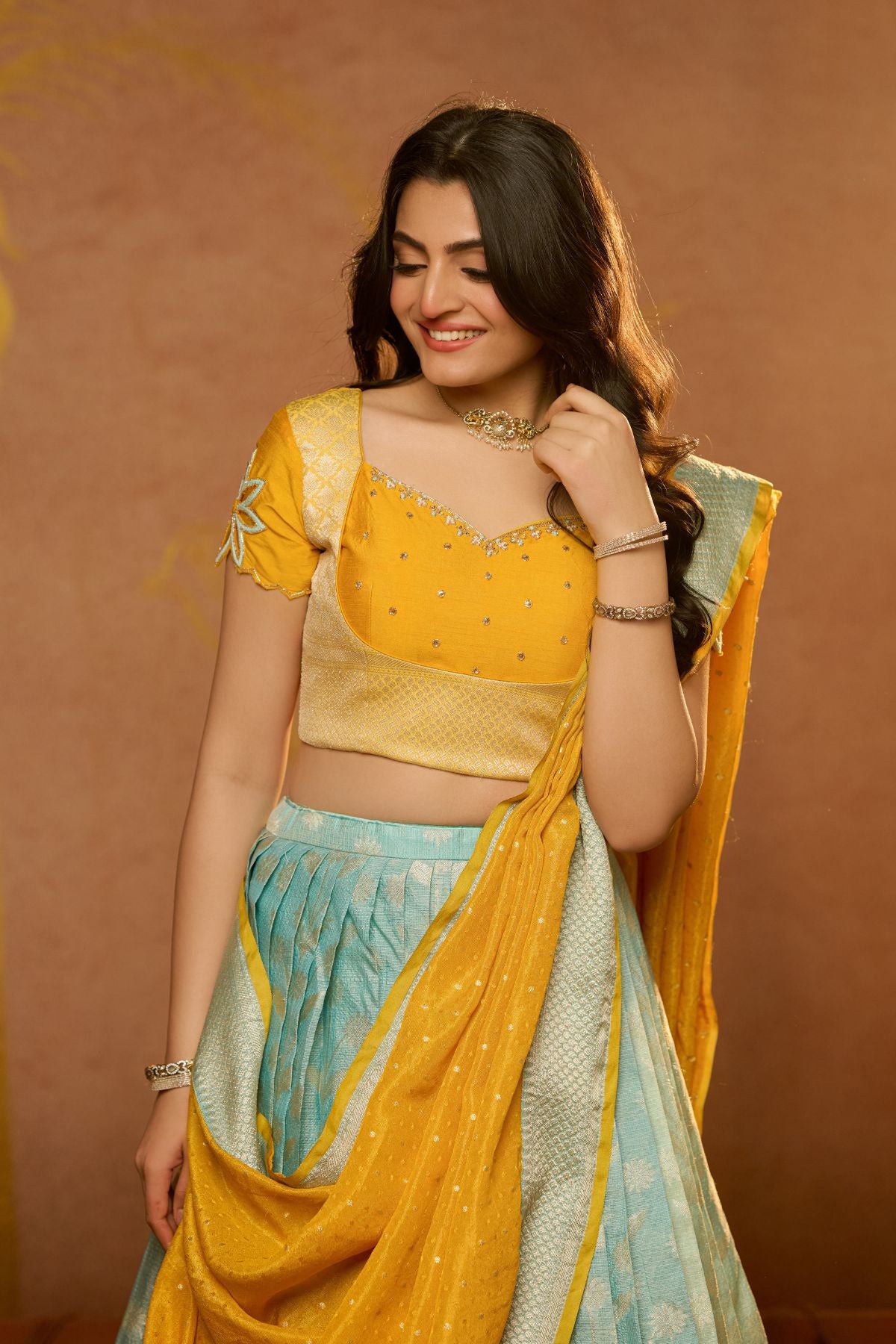 Aadhya Lehenga Set in Yellow PC1016N