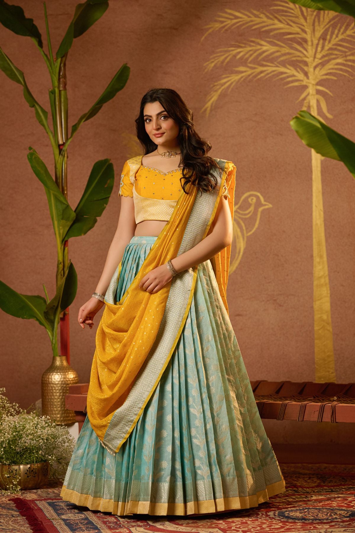 Aadhya Lehenga Set in Yellow PC1016N