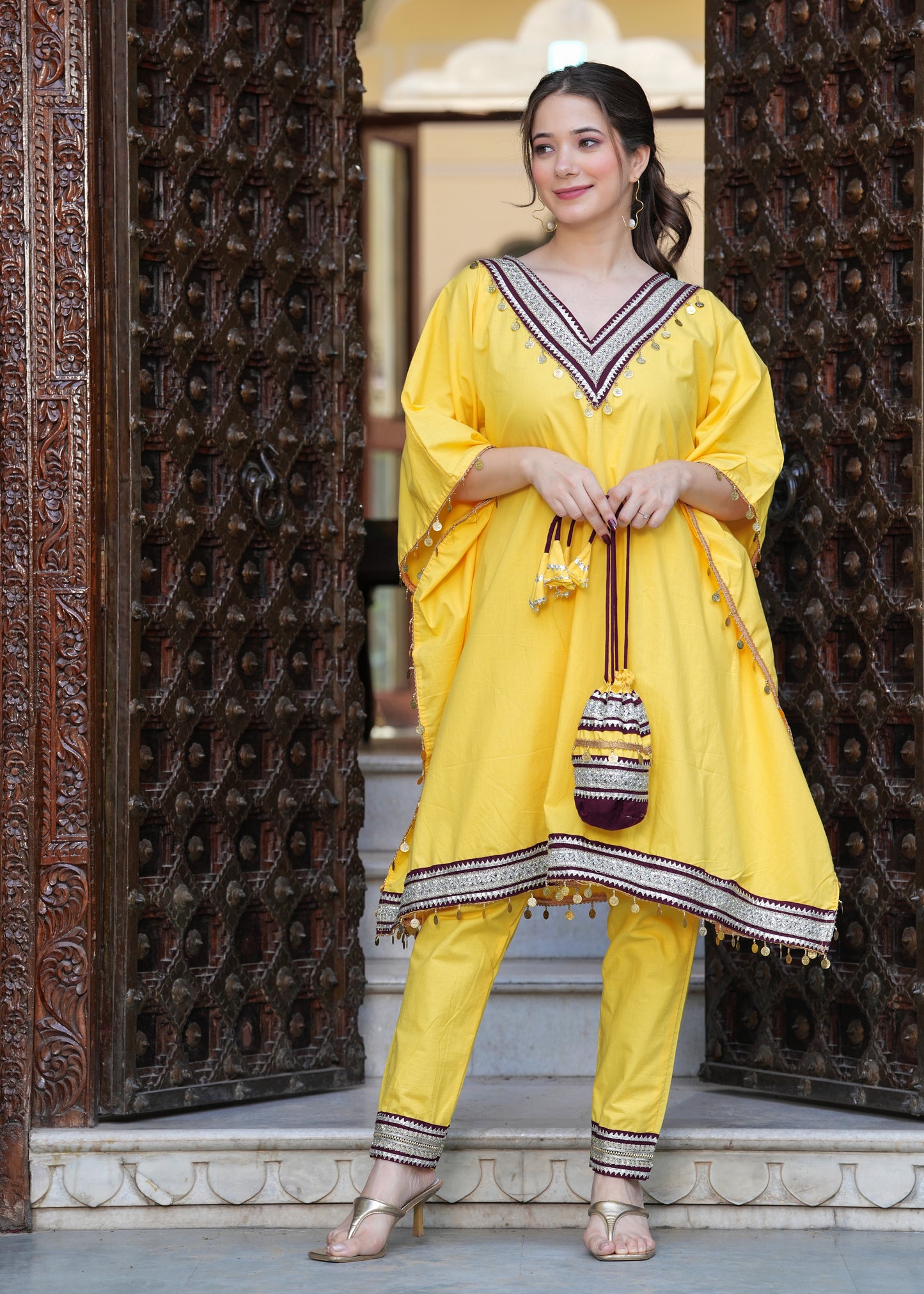 Golden Hour Glam Kaftan Set PC1434N