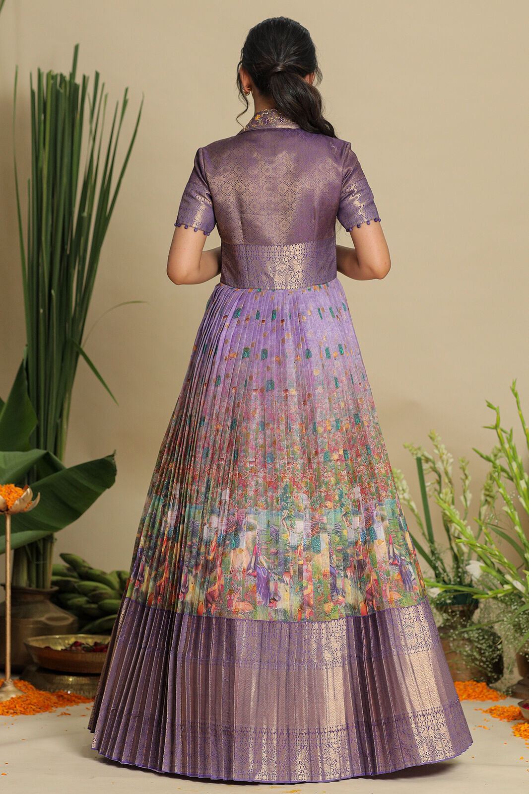 Vedika Kota Zari Pattu Dress PC806N