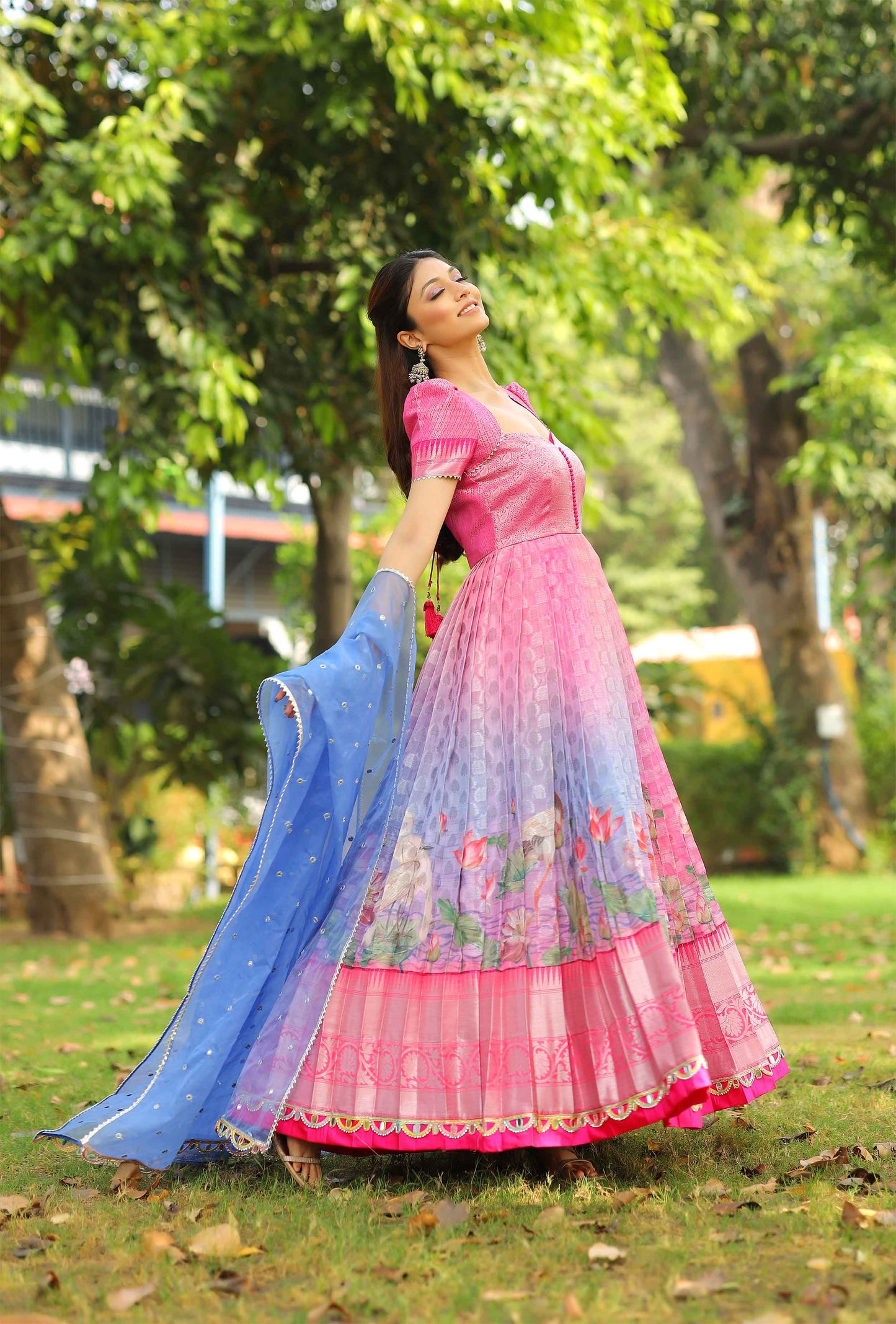 Kalapi Long Banarasi Dress PC750