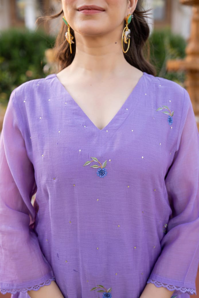 Lavender Bloom Suit Set