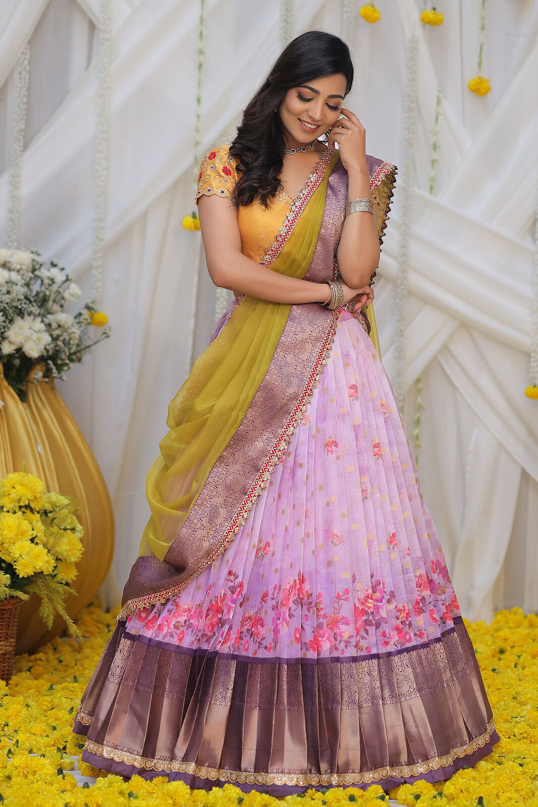 Sweet Pea Kota Zari Lehenga Set Pc792N