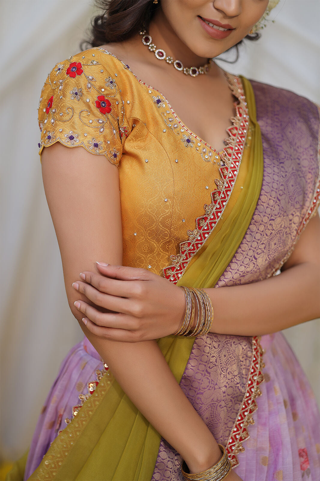 Sweet Pea Kota Zari Lehenga Set Pc792N