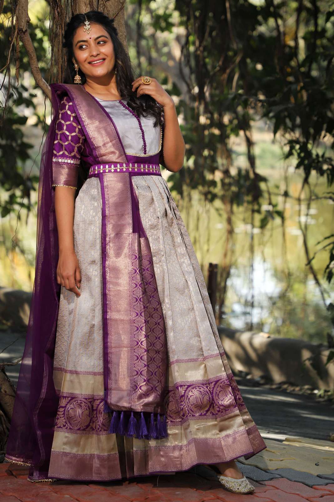 Mohini pattu dress Bk206n