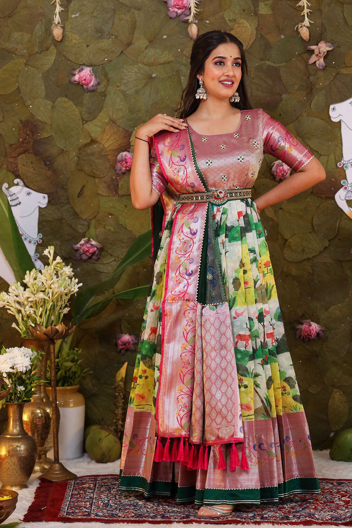 NANDINI BANARSI DRESS BK521N