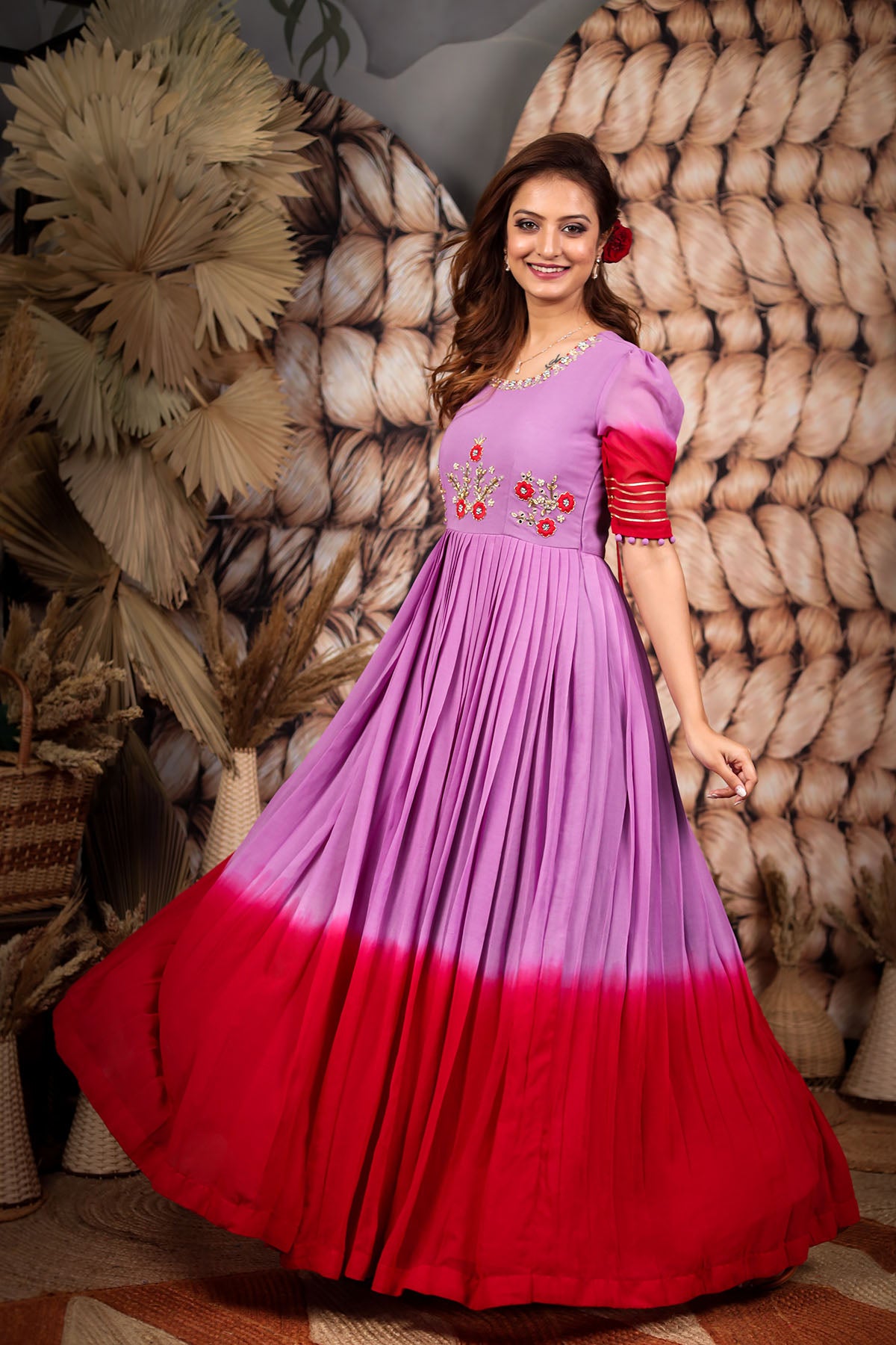 Nitya Sudha Jacket Dress | Best Banarasi Dress collection