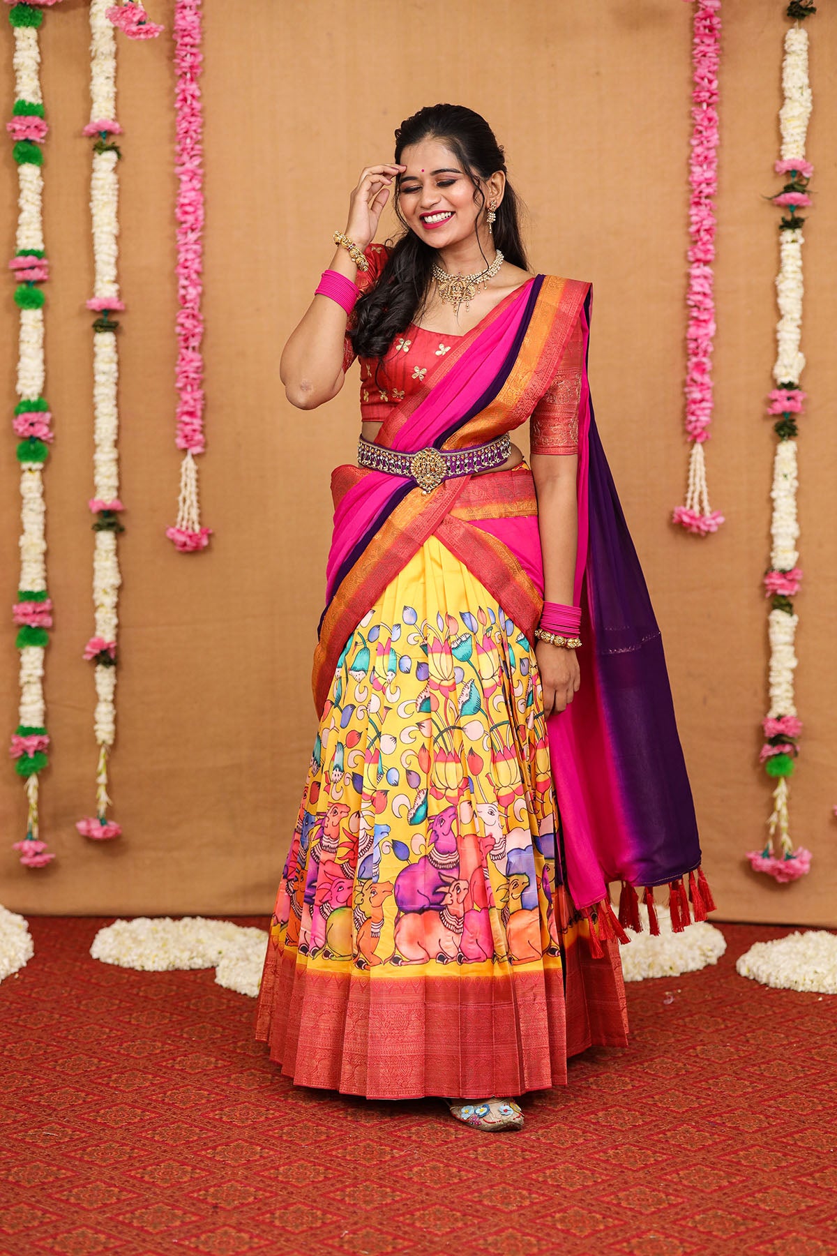 EKAPRANIKA HALF SAREE BK381N