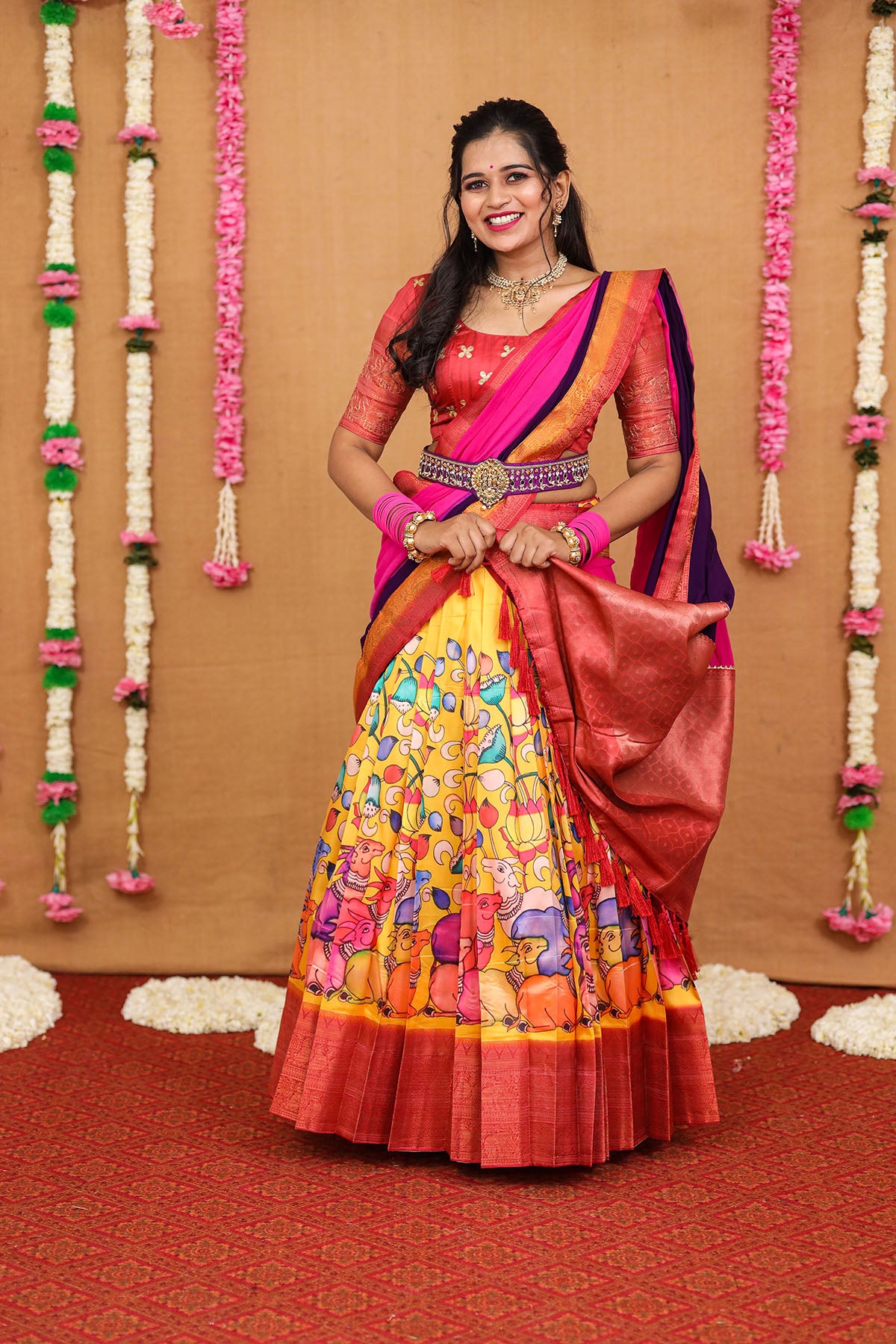 EKAPRANIKA HALF SAREE BK381N