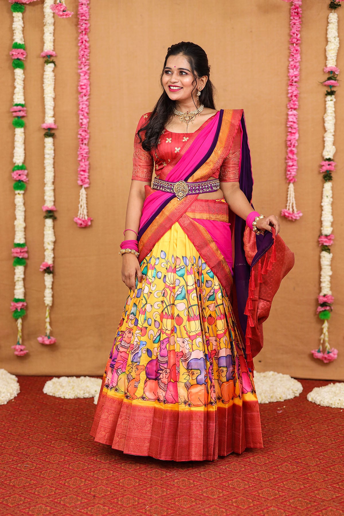 EKAPRANIKA HALF SAREE BK381N