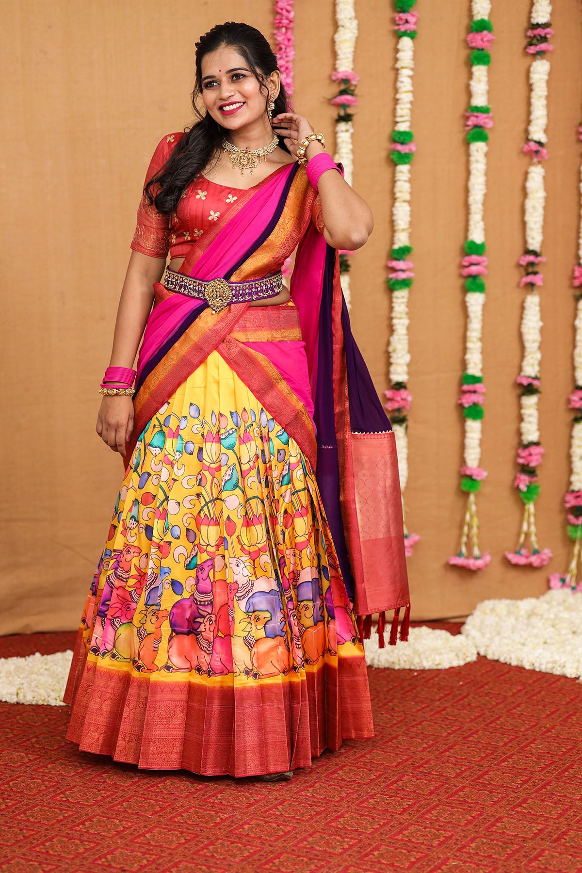 EKAPRANIKA HALF SAREE BK381N