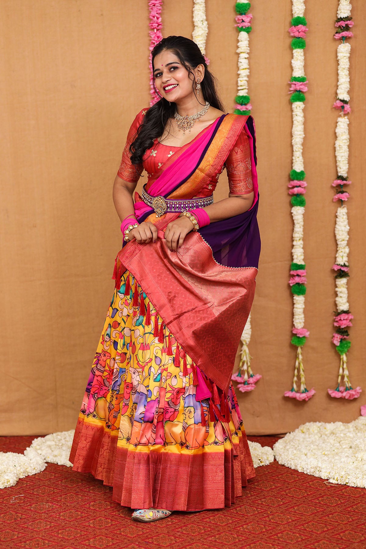 EKAPRANIKA HALF SAREE BK381N