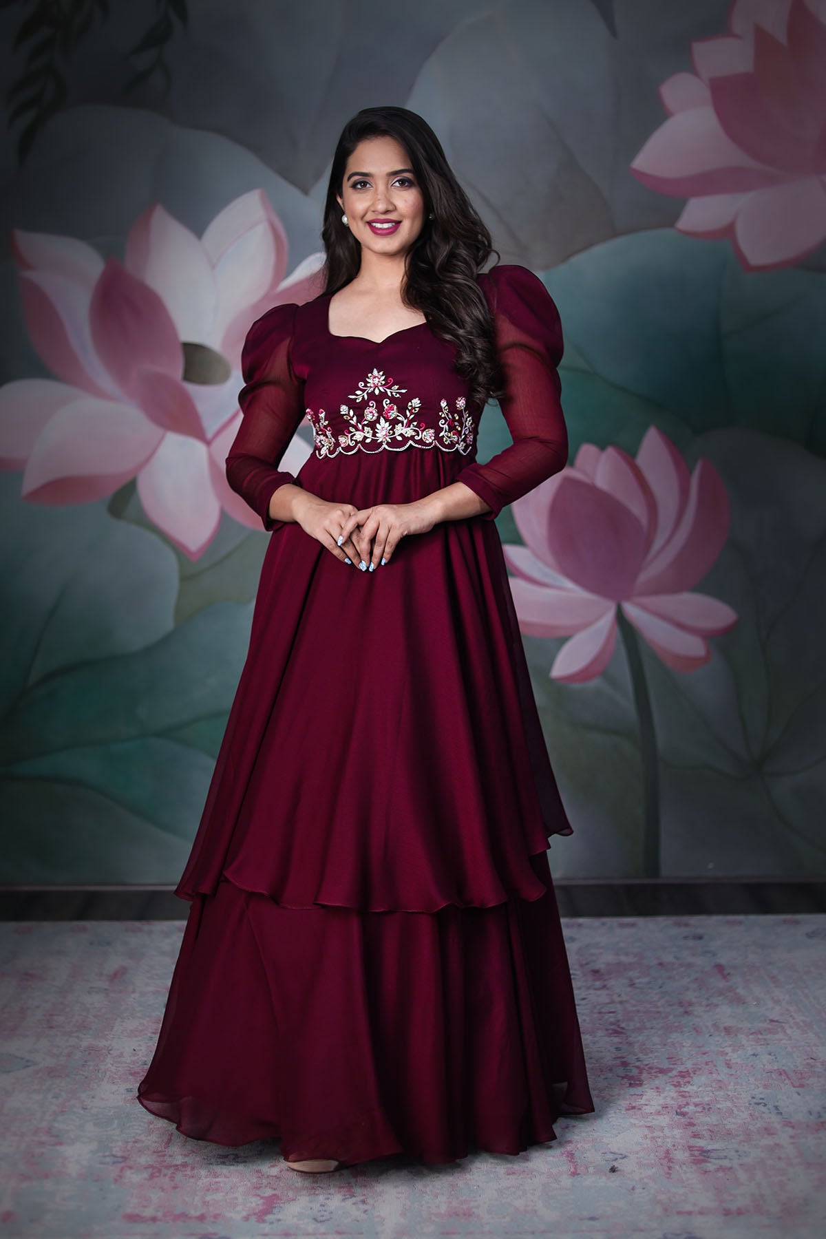 CHAHELI PARTY WEAR GOWN BK647N