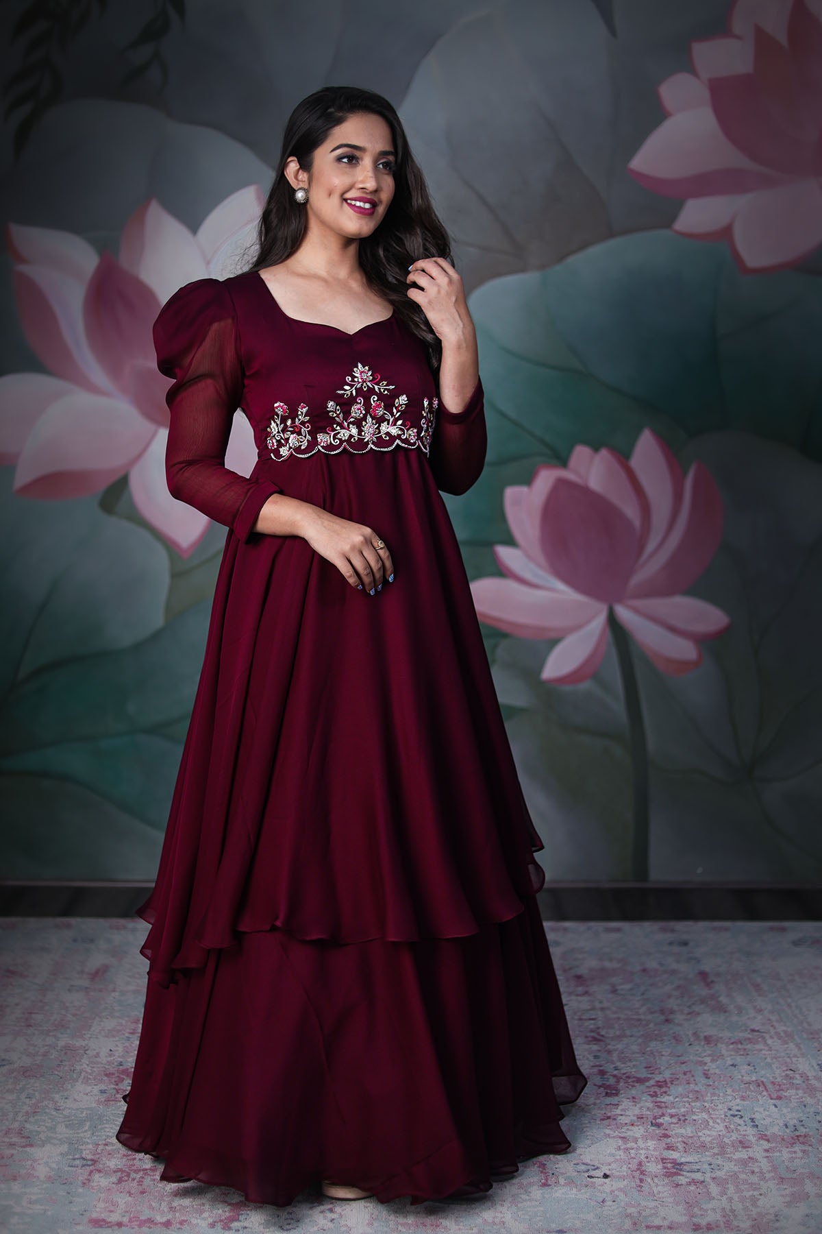 CHAHELI PARTY WEAR GOWN BK647N