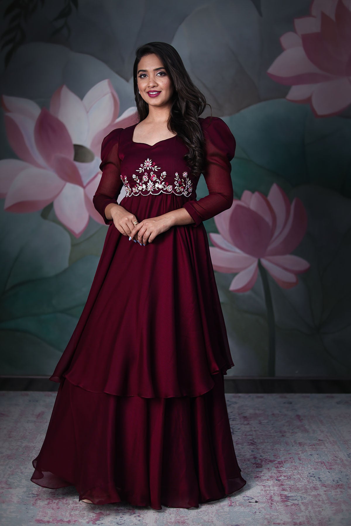 CHAHELI PARTY WEAR GOWN BK647N