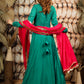 EMERALD GREEN ETHNIC DRESS BK609N