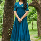 Indigo Georgette Frock PC700