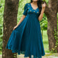 Indigo Georgette Frock PC700