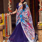 ADMIRAL BLUE NARAYANPET LEHENGA SET BK707N