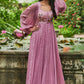 SUGARY PINK LONG GOWN BK666N