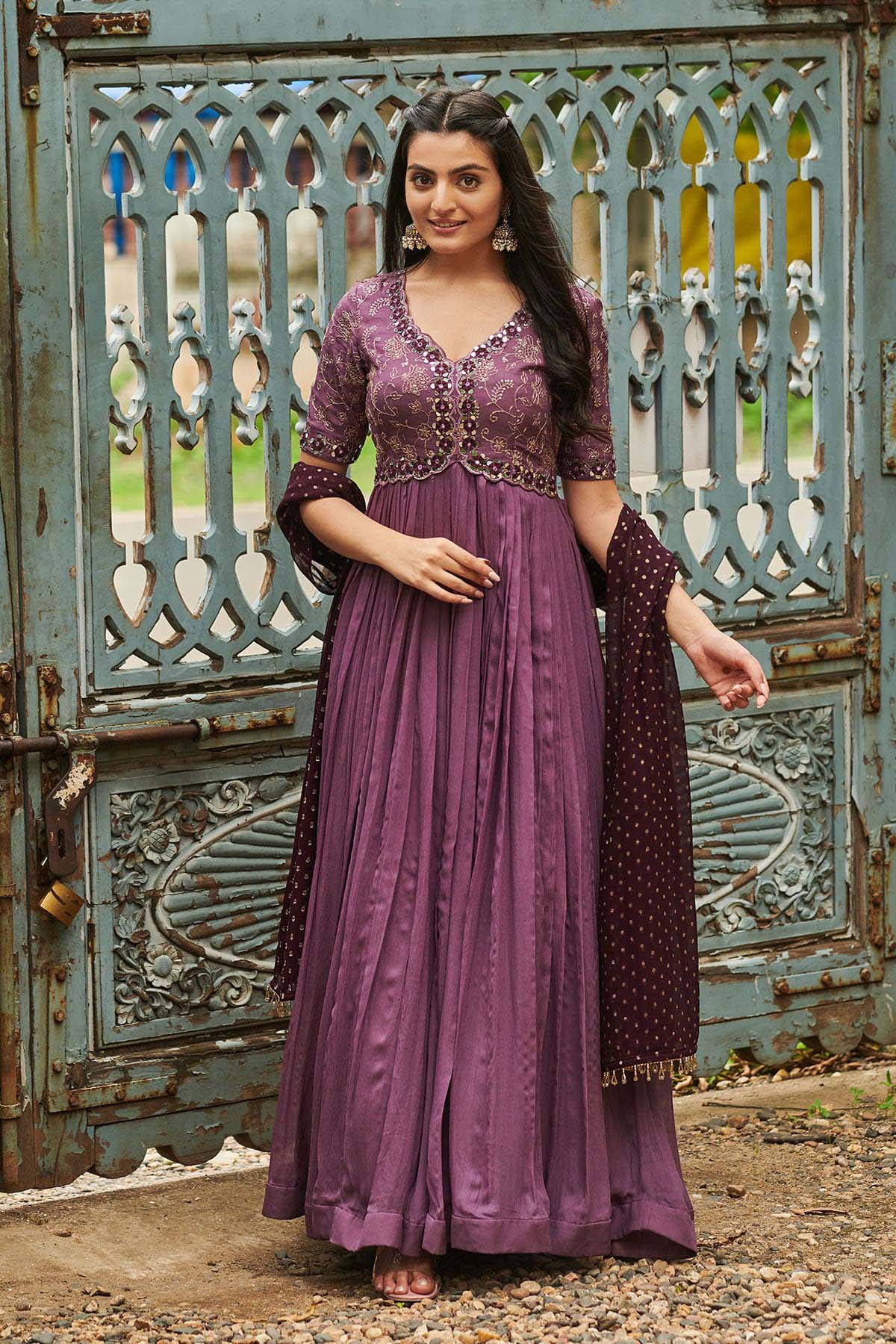 Twilight Anarkali Dress BK667N