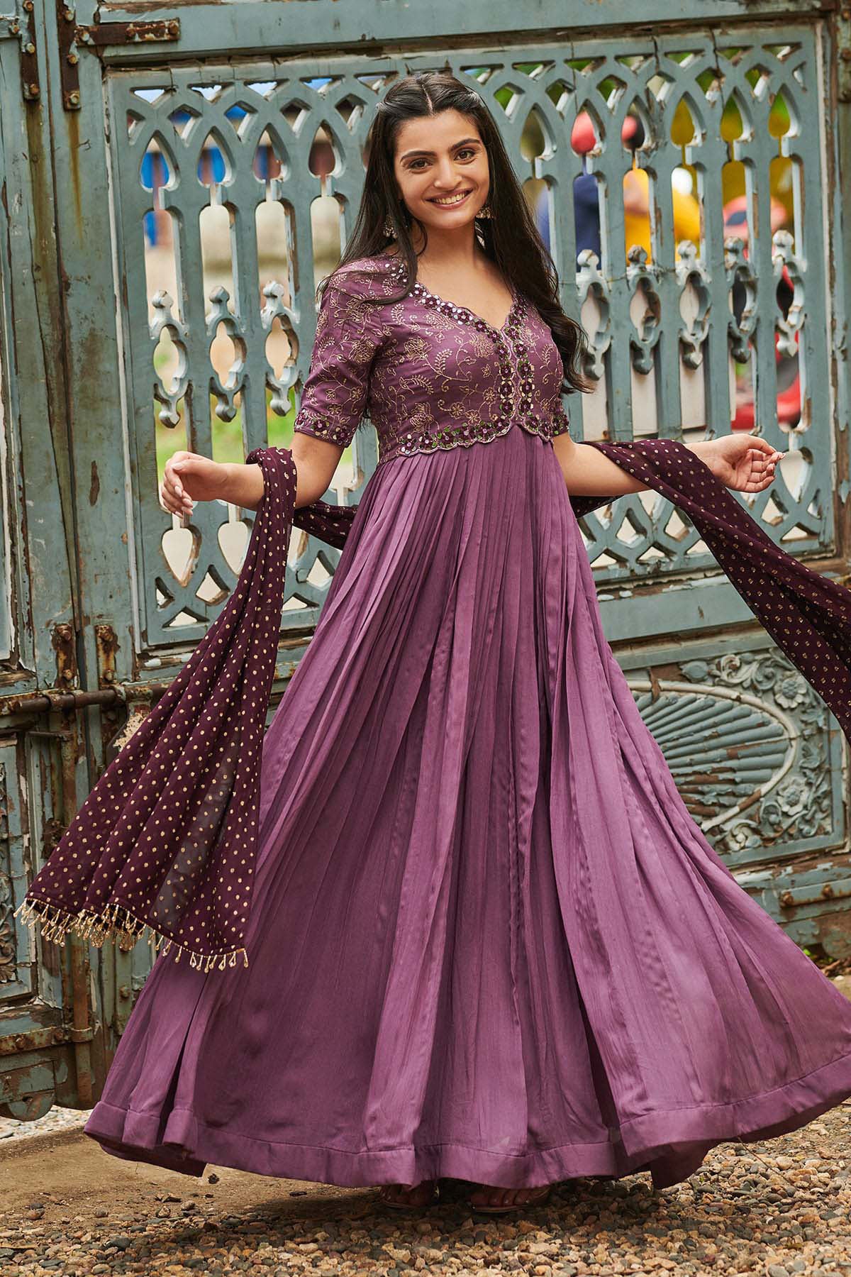 Twilight Anarkali Dress BK667N