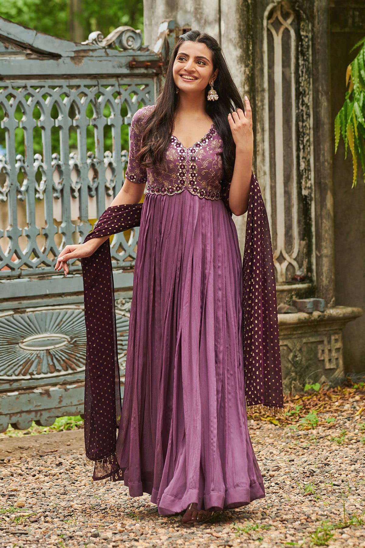 Twilight Anarkali Dress BK667N