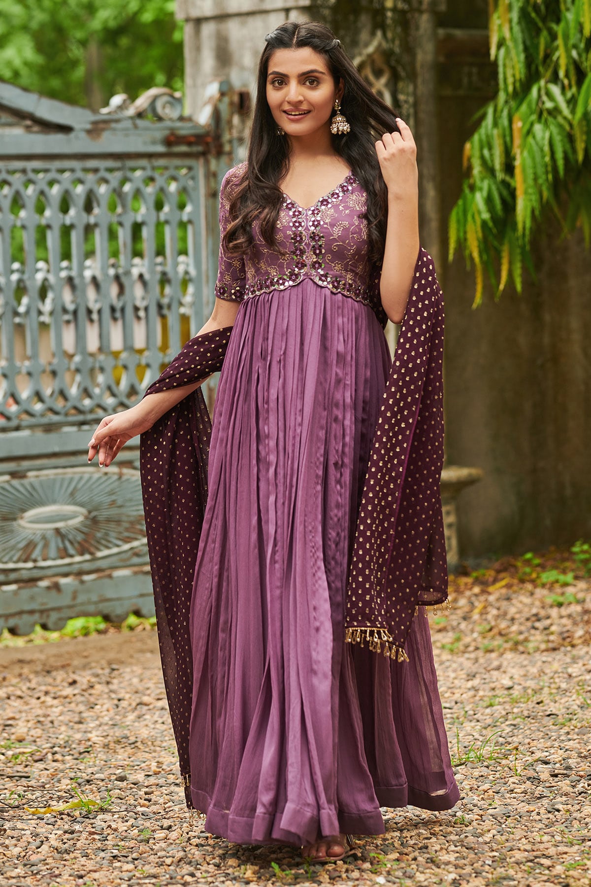 Twilight Anarkali Dress BK667N