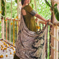 Juniper Green & Black Handloom Dress BK706N