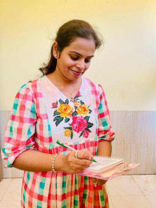 Everyday Mul Cotton Gingham Dress