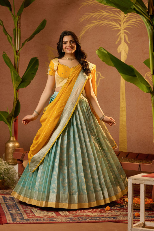 Aadhya Lehenga Set in Yellow  PC1016N