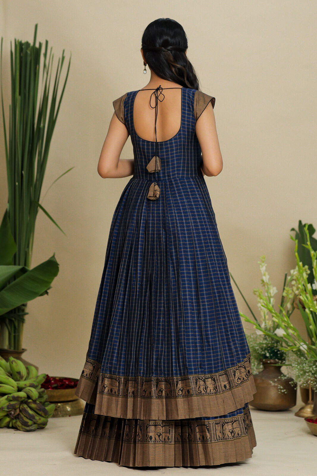 Abhinaya Indo Western Handloom Long Dress PC841N