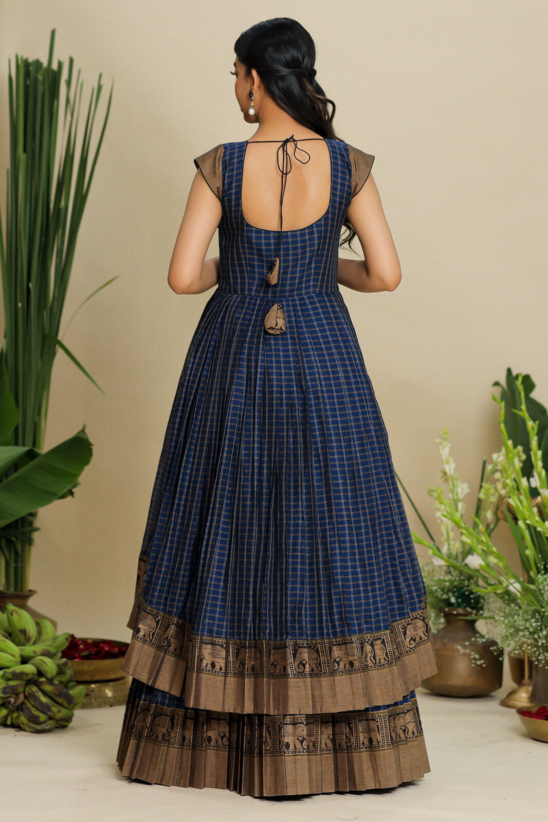 Abhinaya Indo Western Handloom Long Dress PC841N