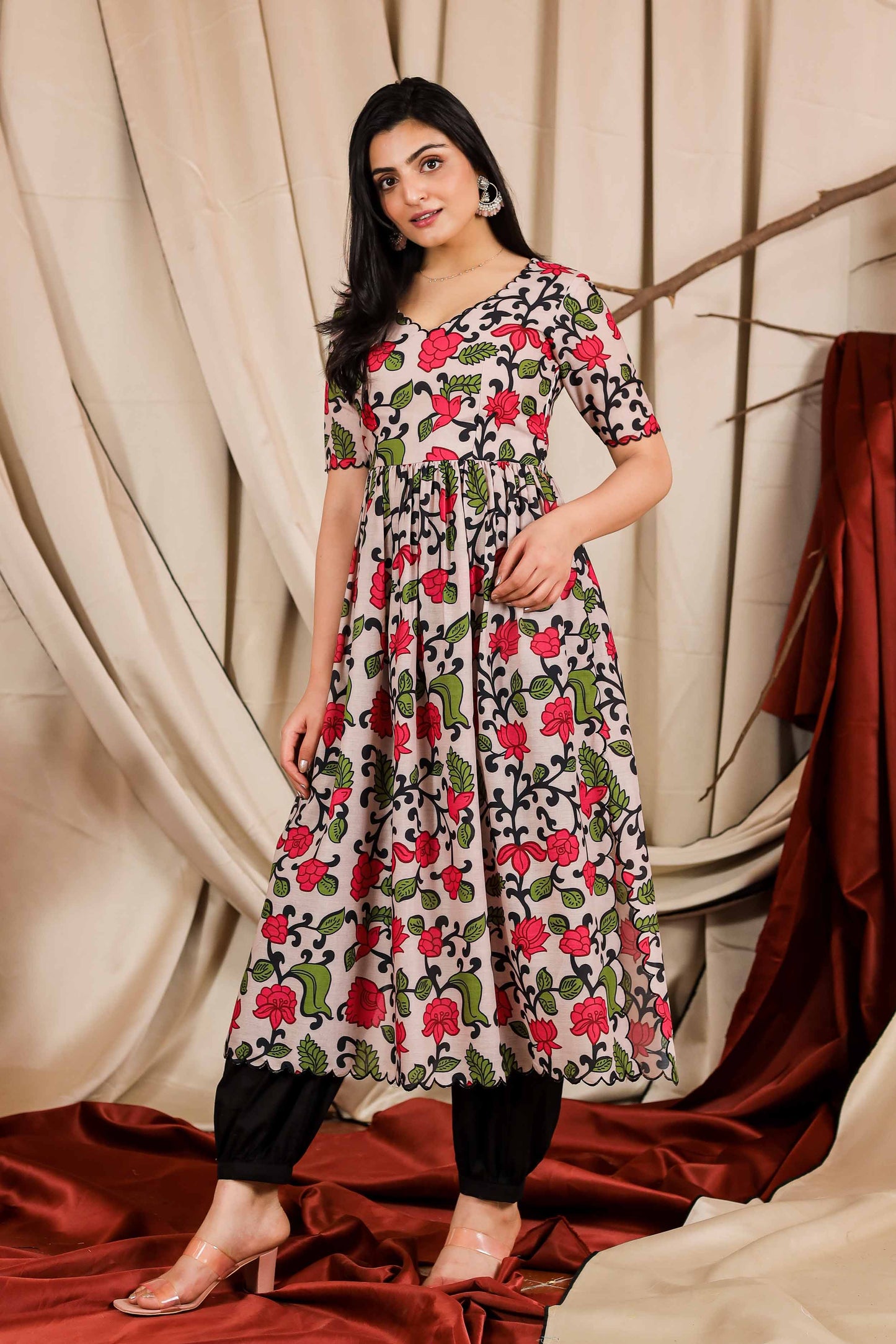 Amrita Kalamkari Kurta Set PC808