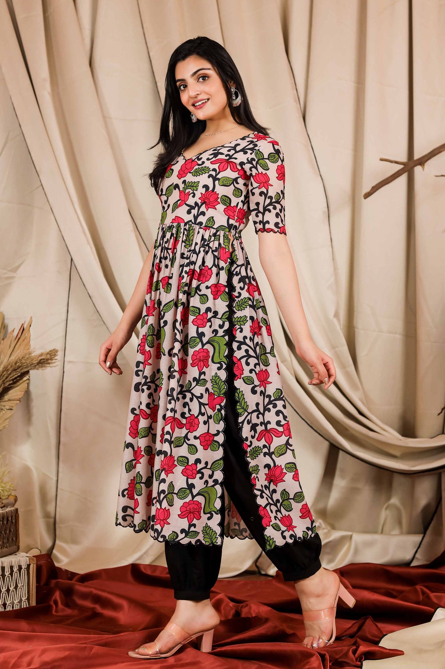 Amrita Kalamkari Kurta Set PC808