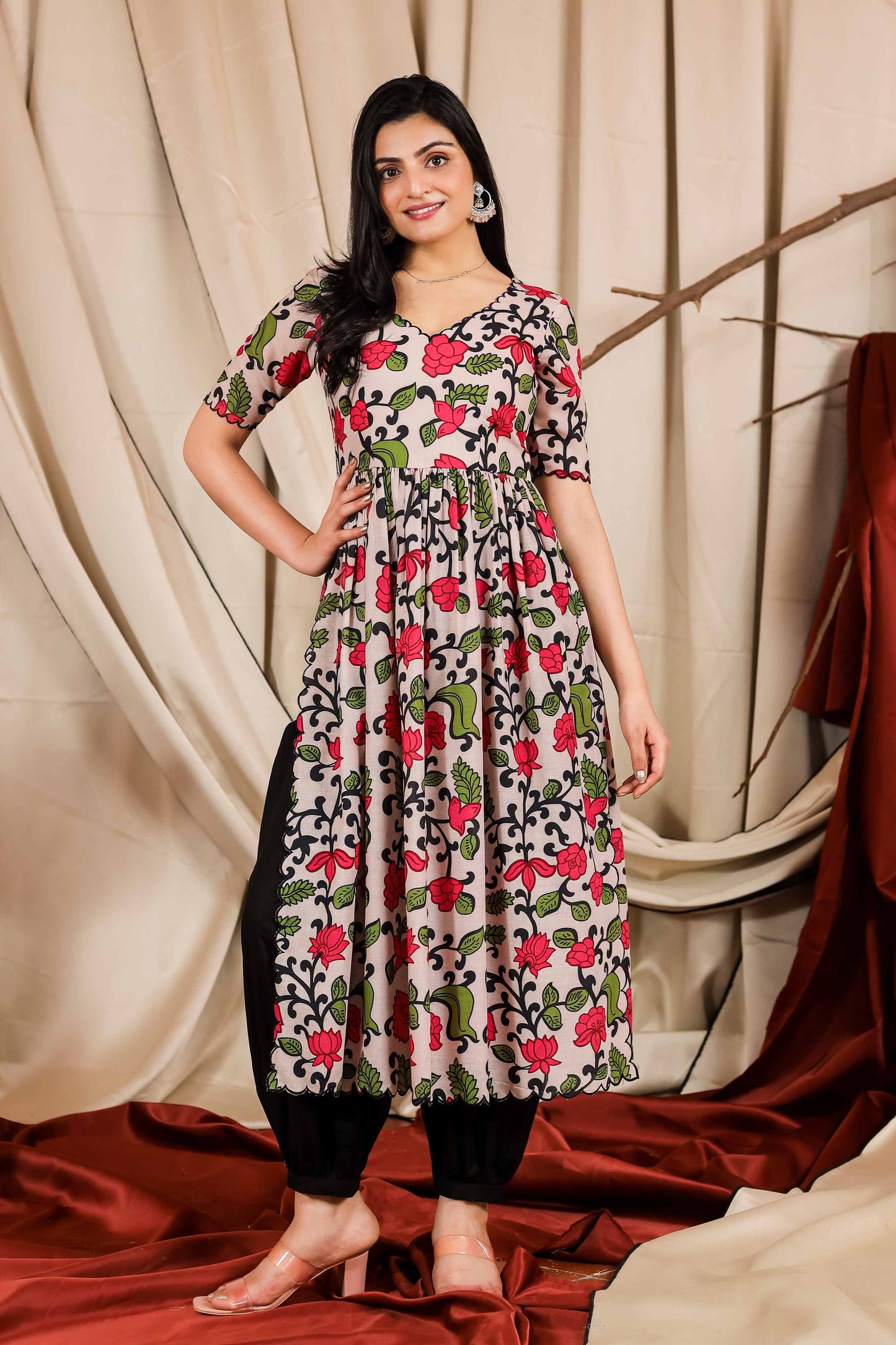 Amrita Kalamkari Kurta Set PC808