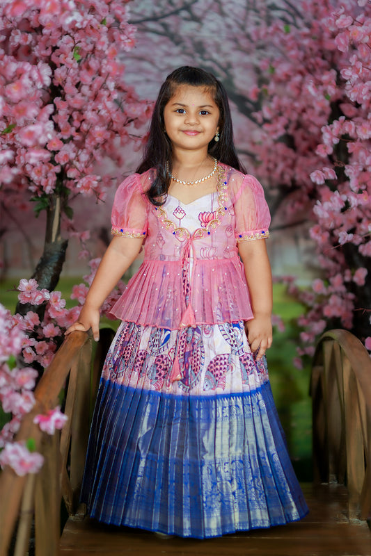 Baby Matsya Pattu Dress  PKID47