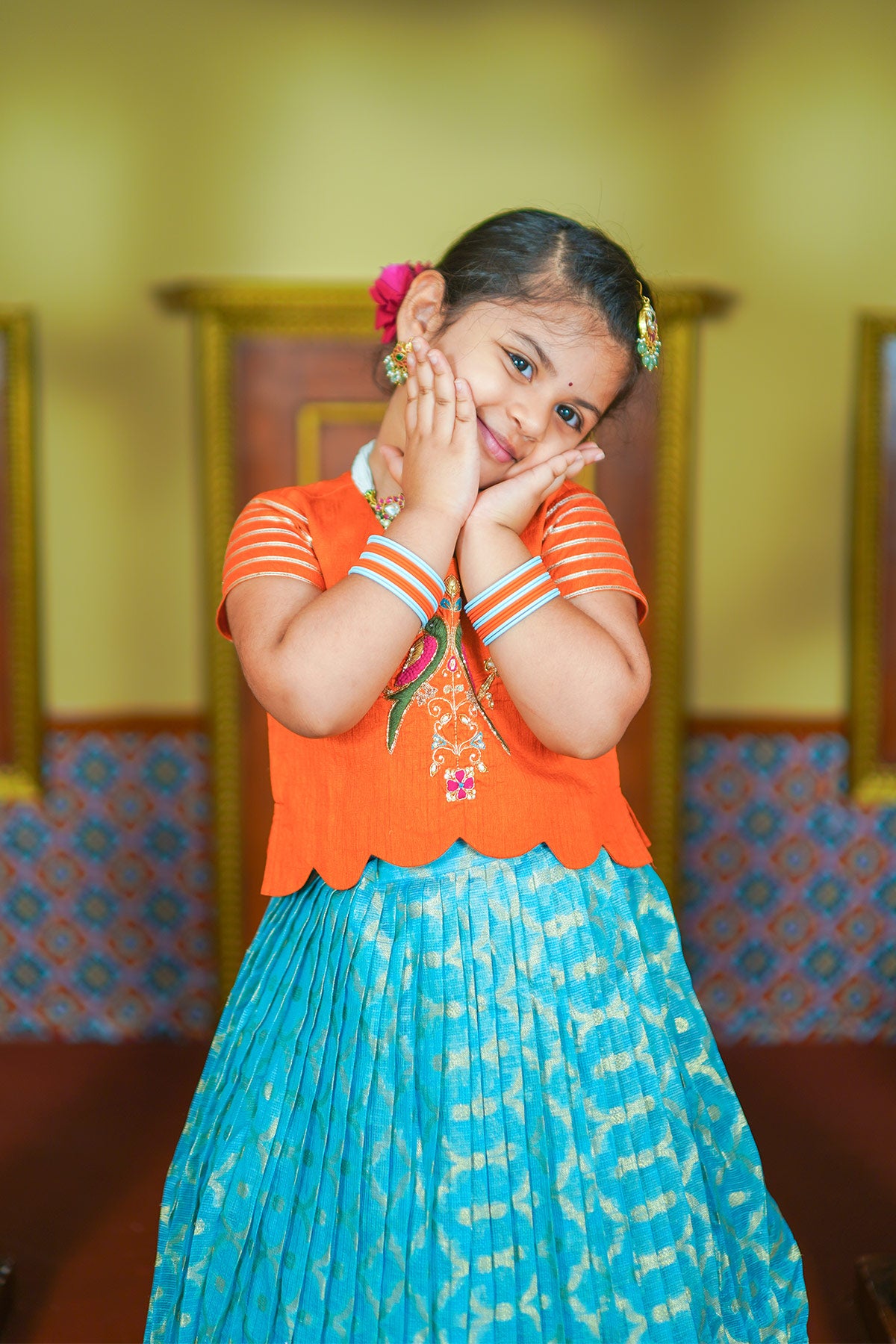 Baby Padmaja Lehenga Set  PKID61