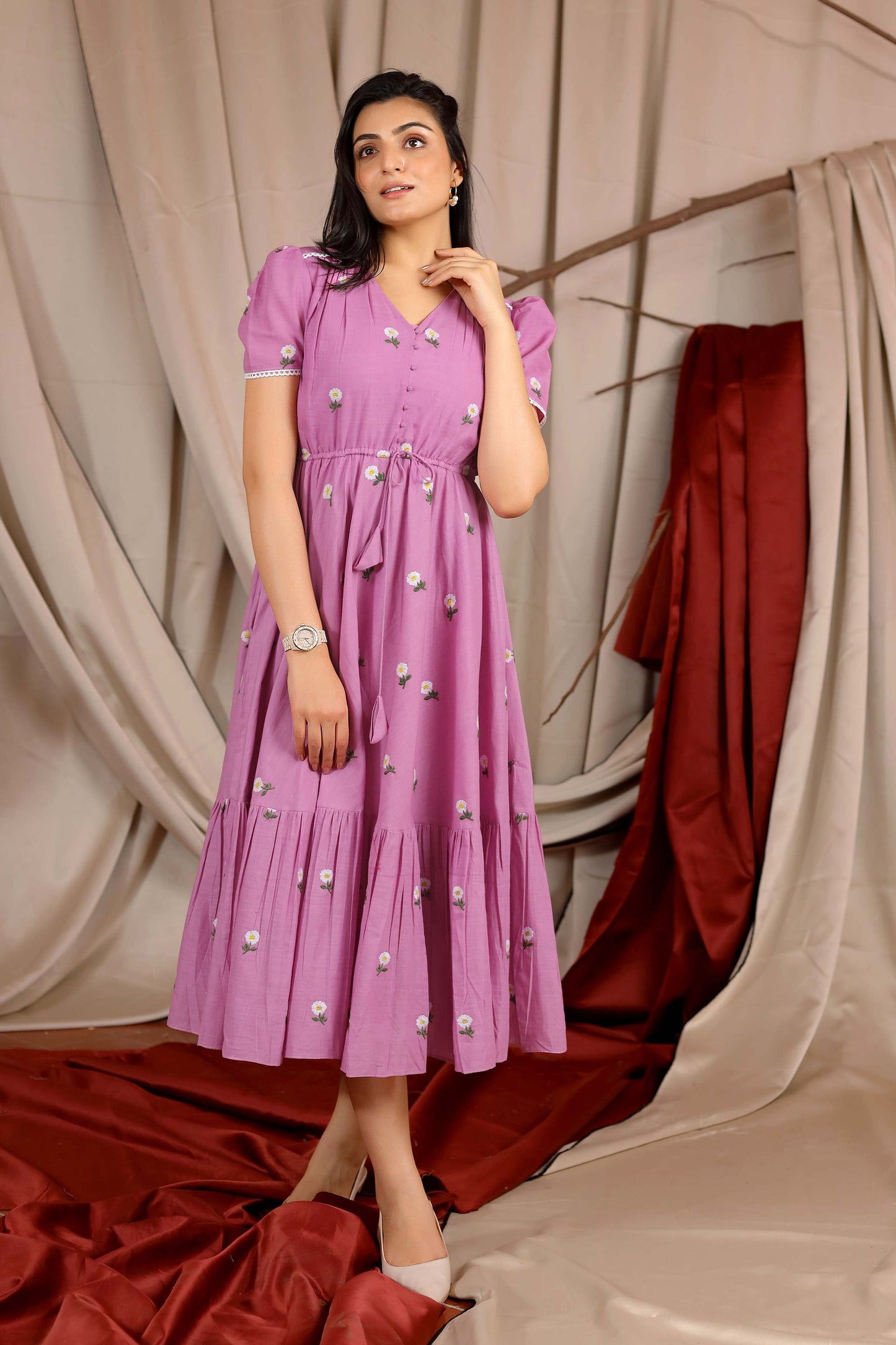 Belle Summer Dress in Orchid PC823