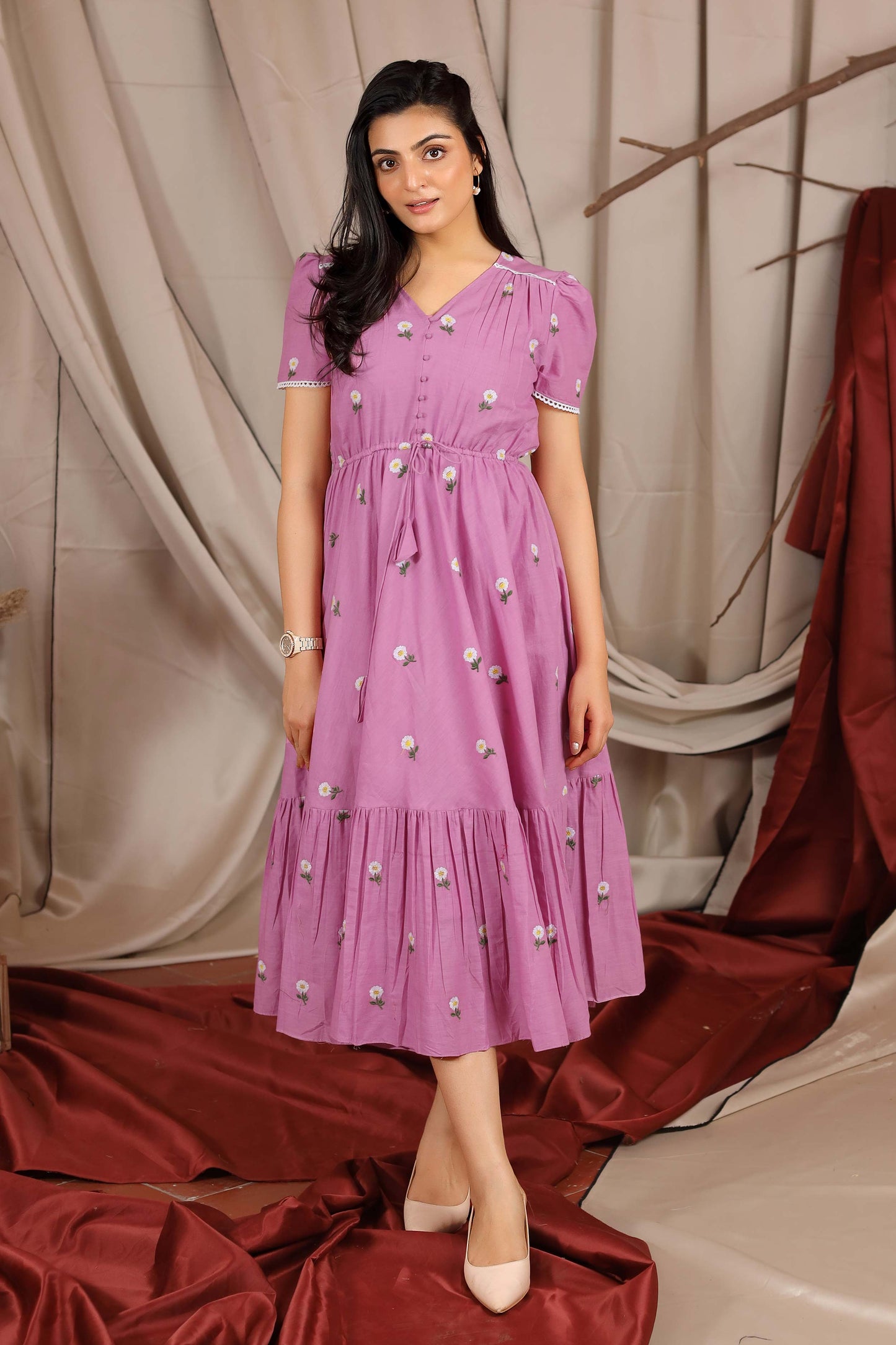 Belle Summer Dress in Orchid PC823