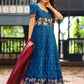 Bit Of Blue Bandhej Anarkali Dress PC731