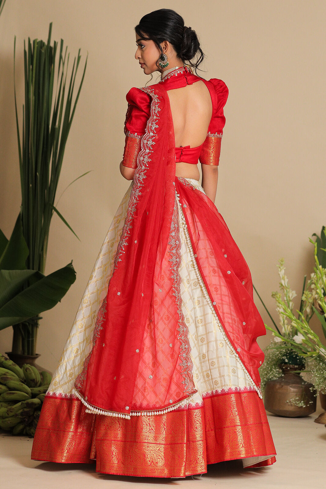 Brindadevi Banarasi Lehenga Set PC795N