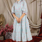 Camelia Summer Dress in Powder Blue PC811N