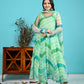 Sea Green Leheriya Suit Set PC18