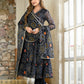 Black bandhani angrakha suit PC13