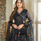 Black bandhani angrakha suit PC13