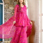 Pink bandhni sharara set PC9