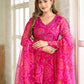 Pink bandhni sharara set PC9