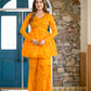 Yellow bandhni sharara set PC11